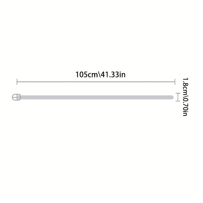Women's Non-Porous Thin Belt for Jeans and Pants