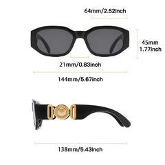 Small Frame Vintage Sunglasses UV400 Protection