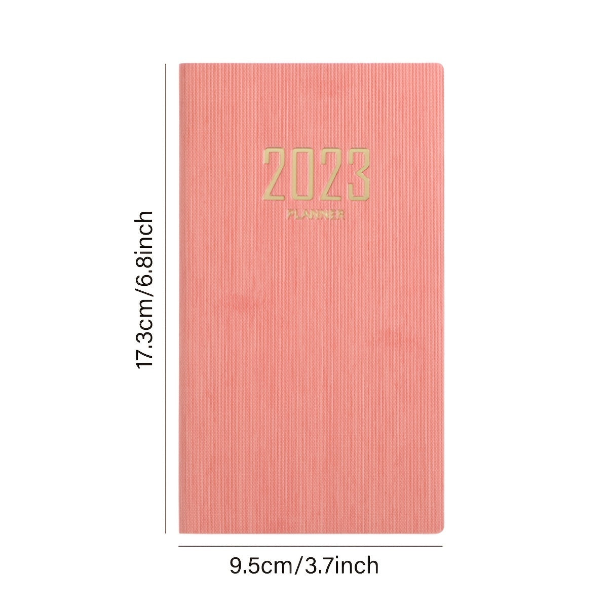 A6 Leather Daily Planner Notebook 60 Sheets