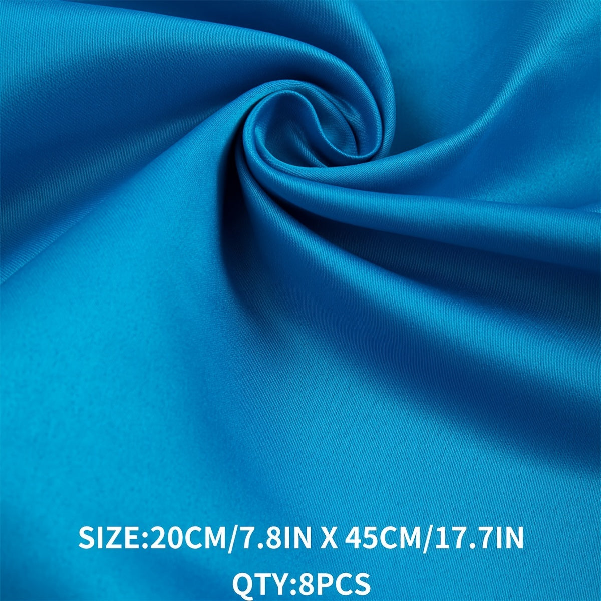 8pcs Multicolor Silk Fabric Pre Cut Squares For Quilting