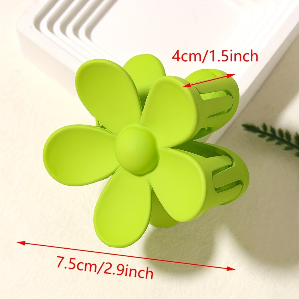 Flower Hair Claw Clips for Women Non Slip Hair Clamps Barrettes