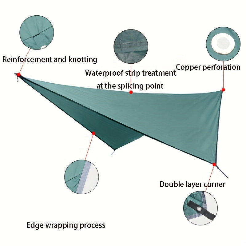 Waterproof Canopy Sunshade Awning for Camping Beach