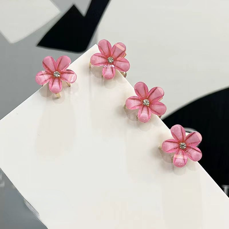 Daisy Pearl Hair Clips Set Mini Side Clip Claws Women Girl Hairpin Accessories