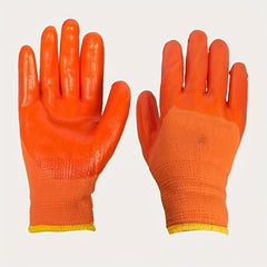 Waterproof PVC Labor Protection Gloves Full Hanging Rubber Thickened