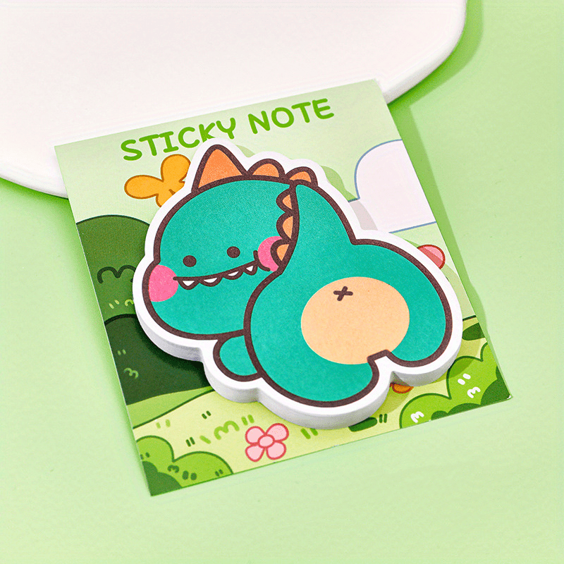Cartoon Dinosaur Sticky Notes Memo Pad for Office & Students