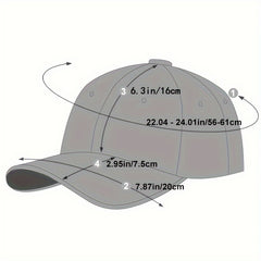 Men's CHICAGO Embroidered Baseball Cap Outdoor Adjustable Sun Hat