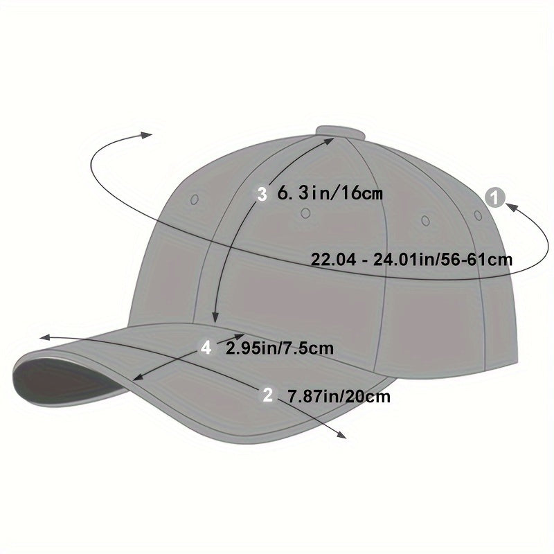 Men's PU Leather Baseball Cap Adjustable Sun Hat Hip Hop Trucker Hat