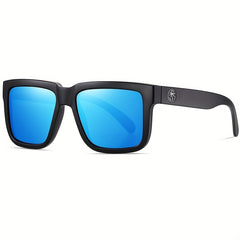 Heat Wave High Polarized Sunglasses Square Conjoined Lens UV400