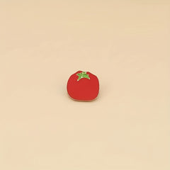 Food Vegetable Tomato Pin Metal Badge Backpack Clothing Accessories