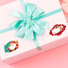 10pcs Christmas Holiday Gift Series Stickers Self-adhesive Labels