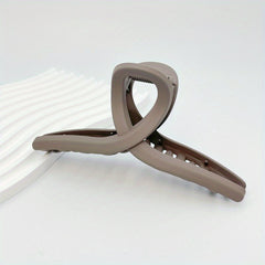 Matte Shark Claw Large Hair Claw Ponytail Holder Women