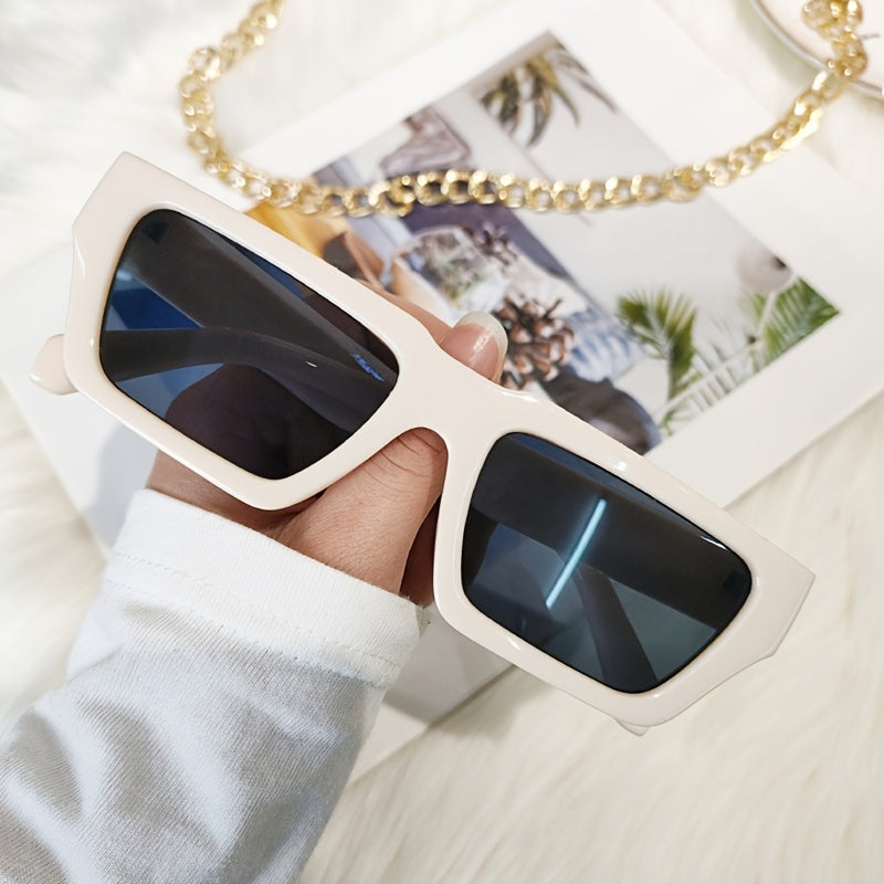 Rectangle Sunglasses Vintage Punk Sun Glasses UV400 Protection
