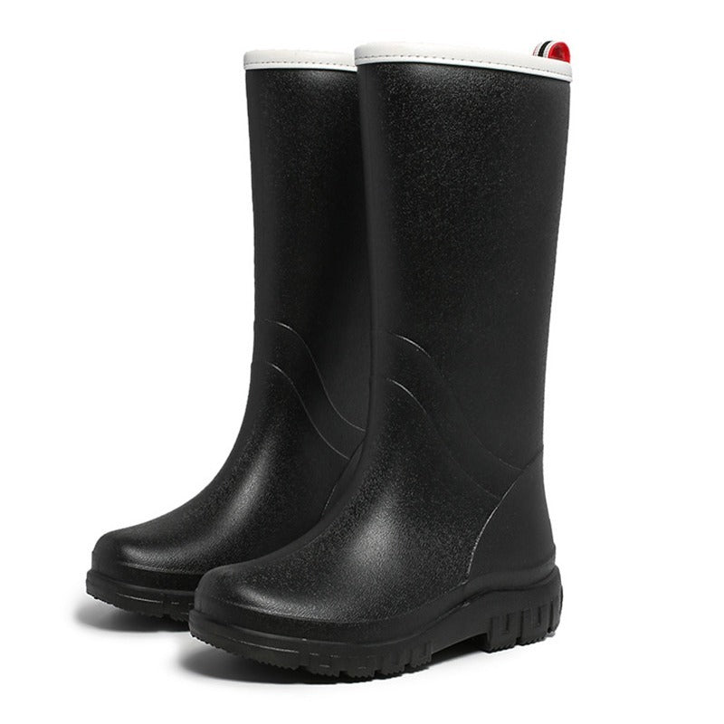 Women's Mid Calf Rain Boots Waterproof Outdoor Footwear