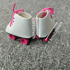 Charming Roller Skates for 18" American Dolls Ideal Christmas Gift