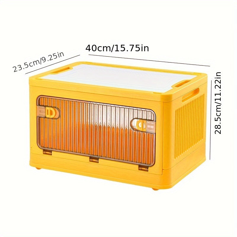 Creative Toy Storage Box with Drawing Board, Large Capacity Storage Bin