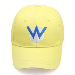 Letter Embroidery Baseball Cap Yellow Unisex Anime Golf Dad Hat