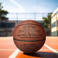 Engraved Basketball for My Son - Graduation or Birthday Gift