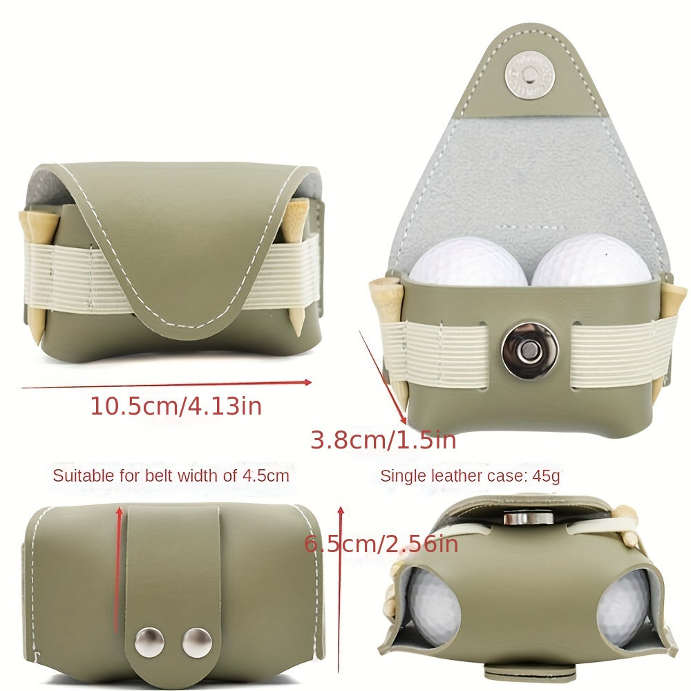 Golf Ball Pouch Holder Bag Belt Waist Bag Storage Bag for Golf Sports