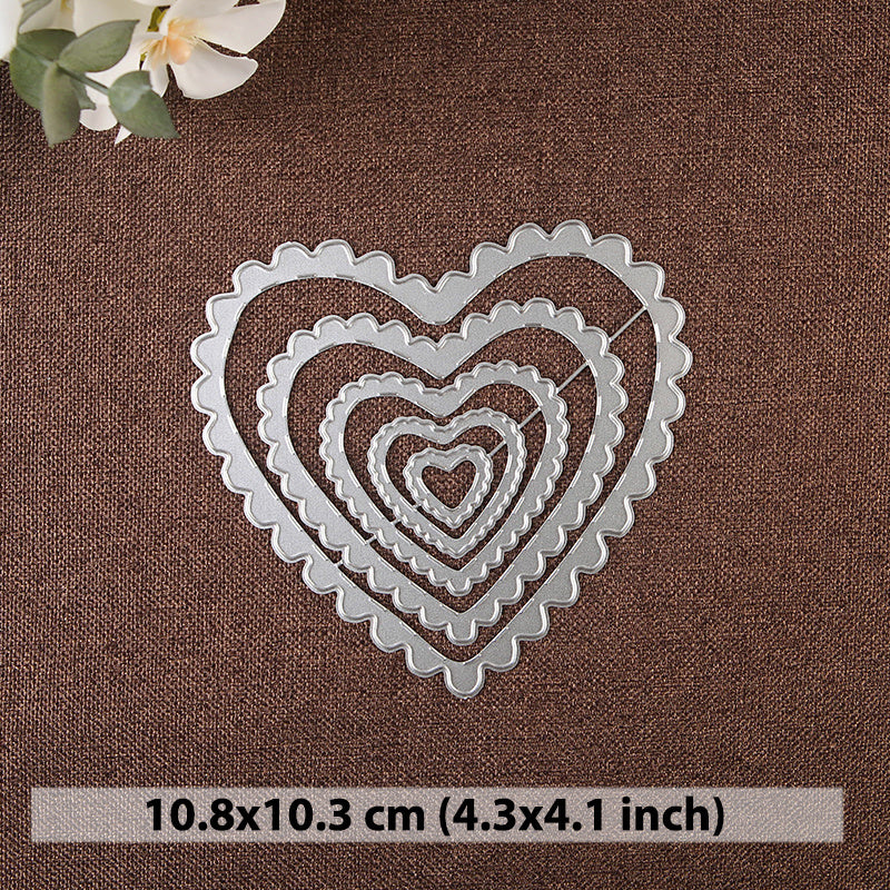 Heart Shape Metal Cutting Dies for Wedding Decor