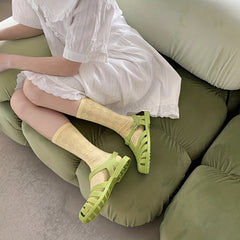 Argyle Textured Socks Mid Tube Women's Stockings