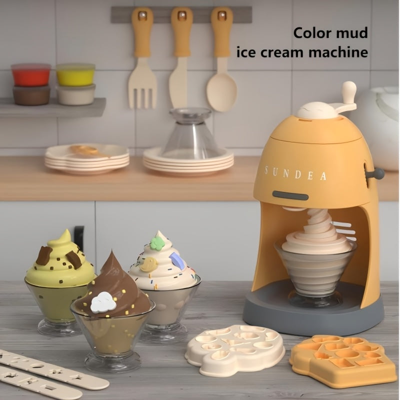 Clay Ice Cream Maker Toy - Ideal Gift for Halloween