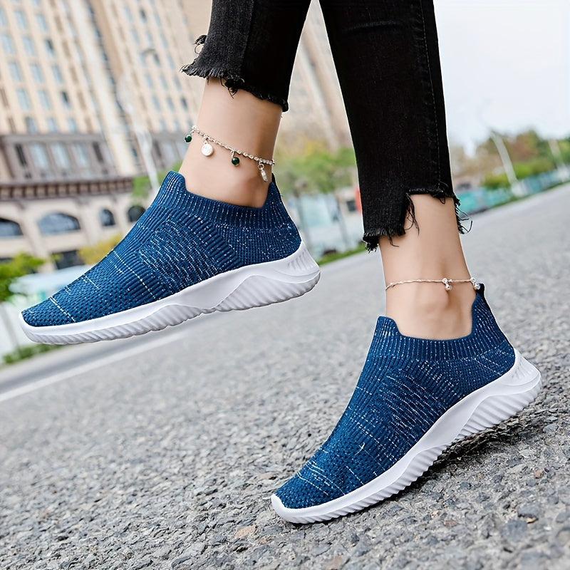 Women's Casual Sock Shoes Breathable Slip On Sports Shoes