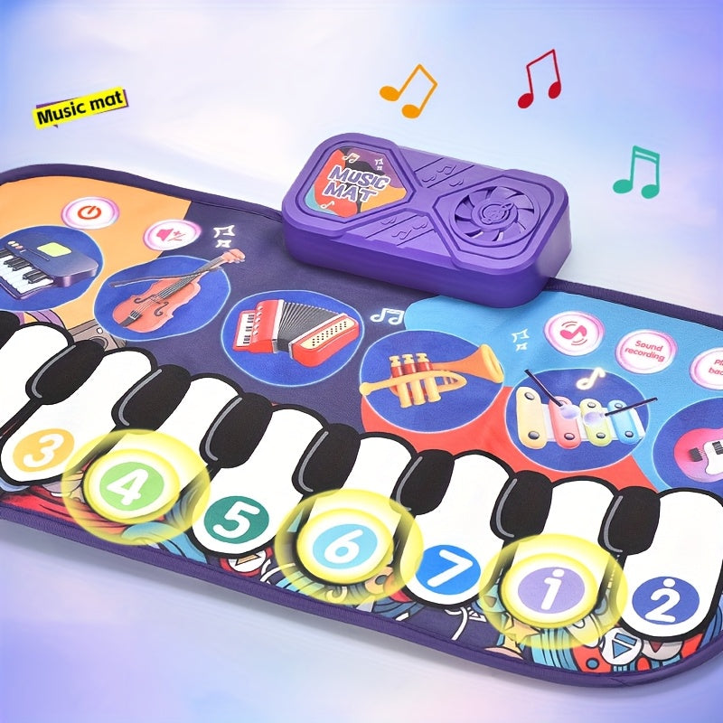 SmartJoy Interactive Music Toy Mat with 6 Instruments & Piano Keys