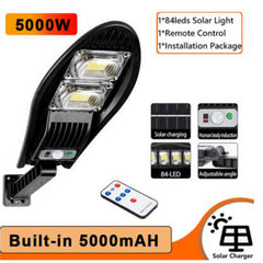 10000W 168LED Solar Street Light Outdoor Waterproof LED For Garden Wall