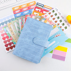 Budget Binder with Zipper Envelopes PU Leather Organizer