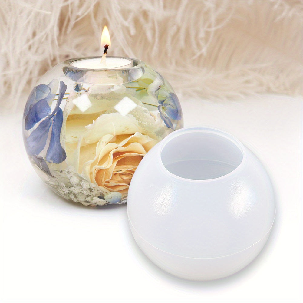 Silicone Mold Tealight Candle Holder DIY Crafts Jewelry Box Candy Box