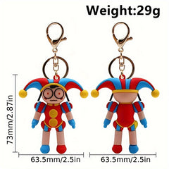 Cartoon Pendant Keychain for Car Keys Backpacks Wallets