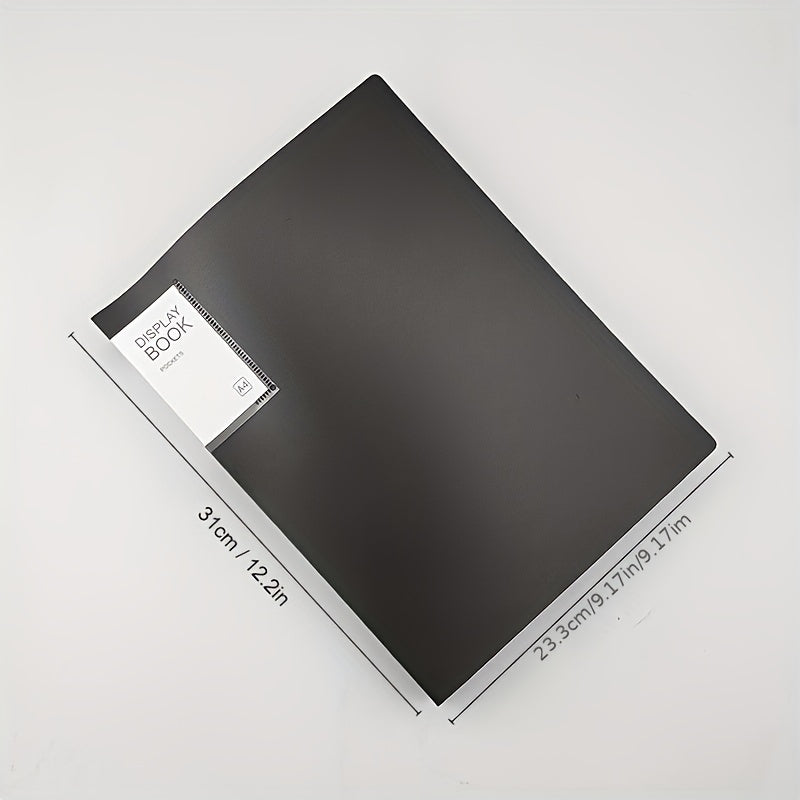 A4 Data Book Transparent Folder Pp Student Awards Test Organizer