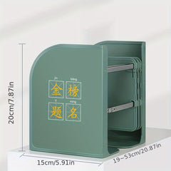 Adjustable Metal Bookends for Organizing Office Books