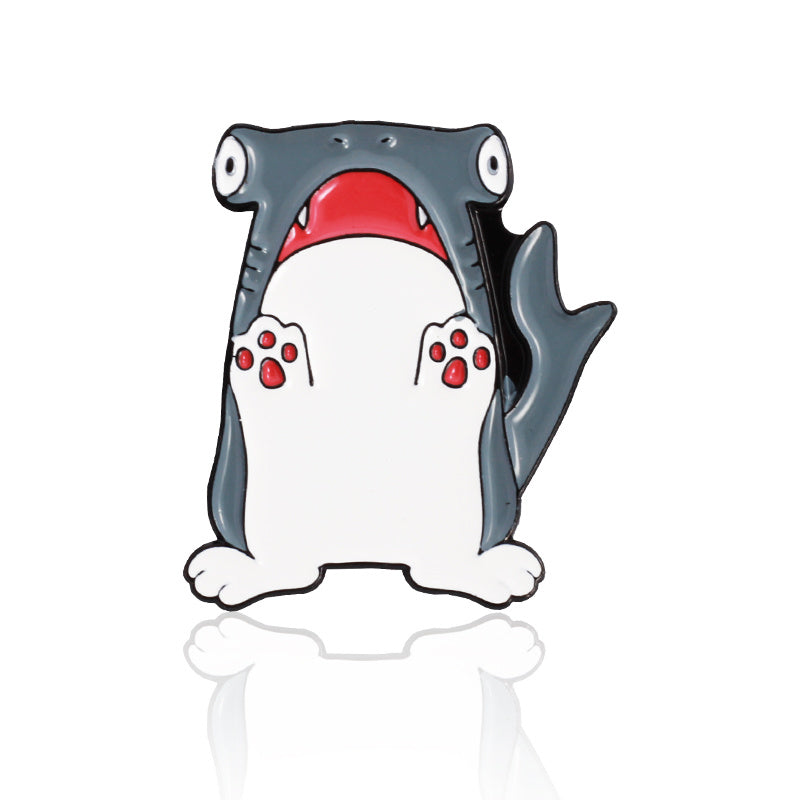 Shark Shaped Brooch Set
