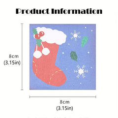 Christmas Sticky Notes Student Learning Marking Office Message Notepad Strips
