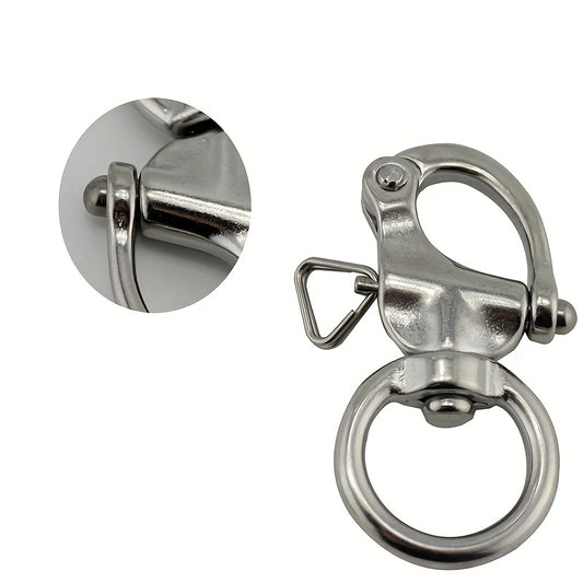 Stainless Steel Swivel Snap Hook Quick Release Buckle Outdoor Camping