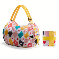 Foldable Shopping Bag Waterproof Handbag Large Capacity