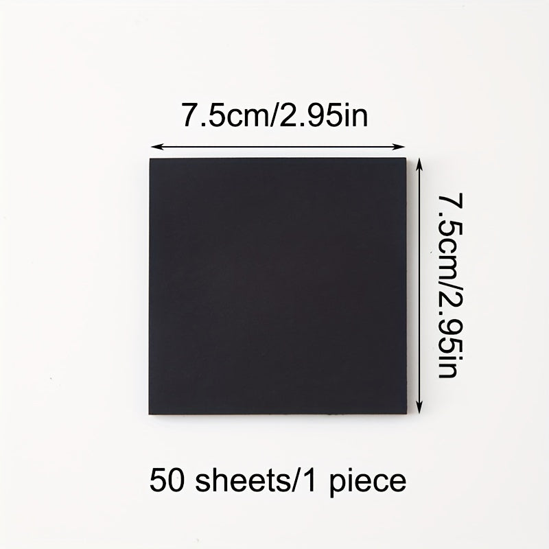 4pads 200pages Creative Sticky Notes Self adhesive Easy To Stick On