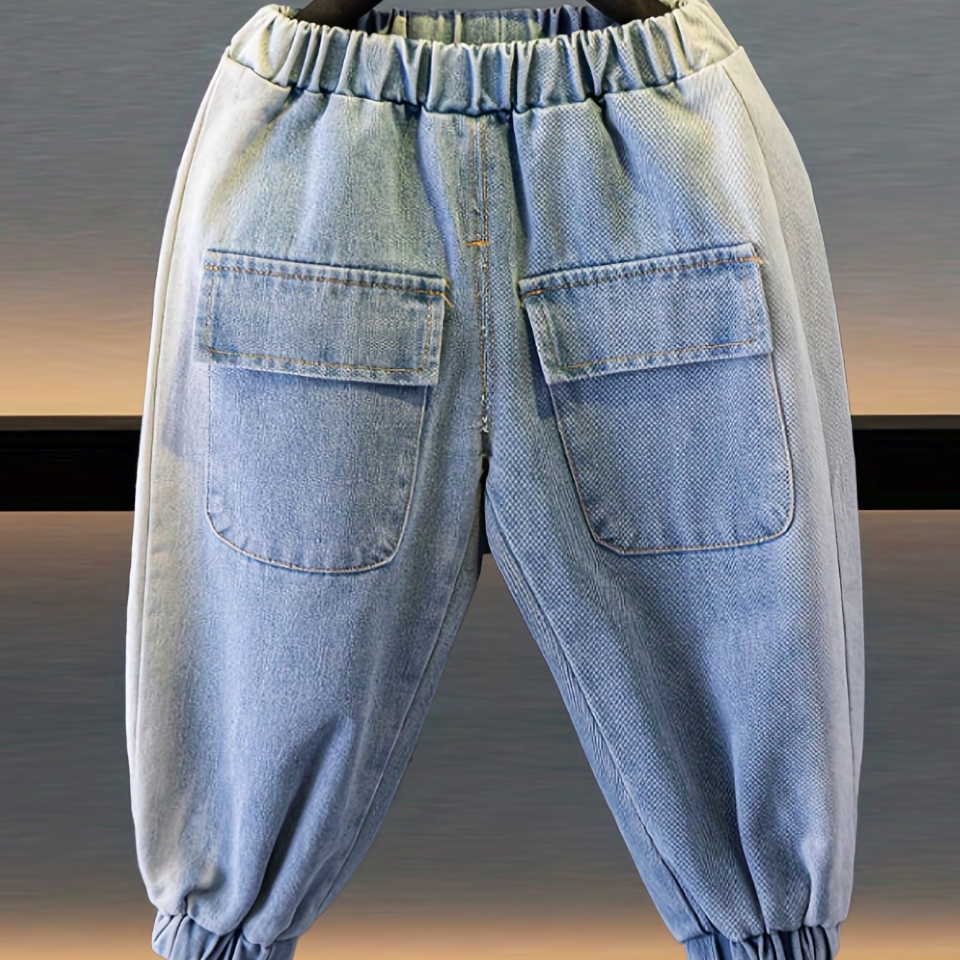 Boy's Gradient Denim Pants Spring Autumn