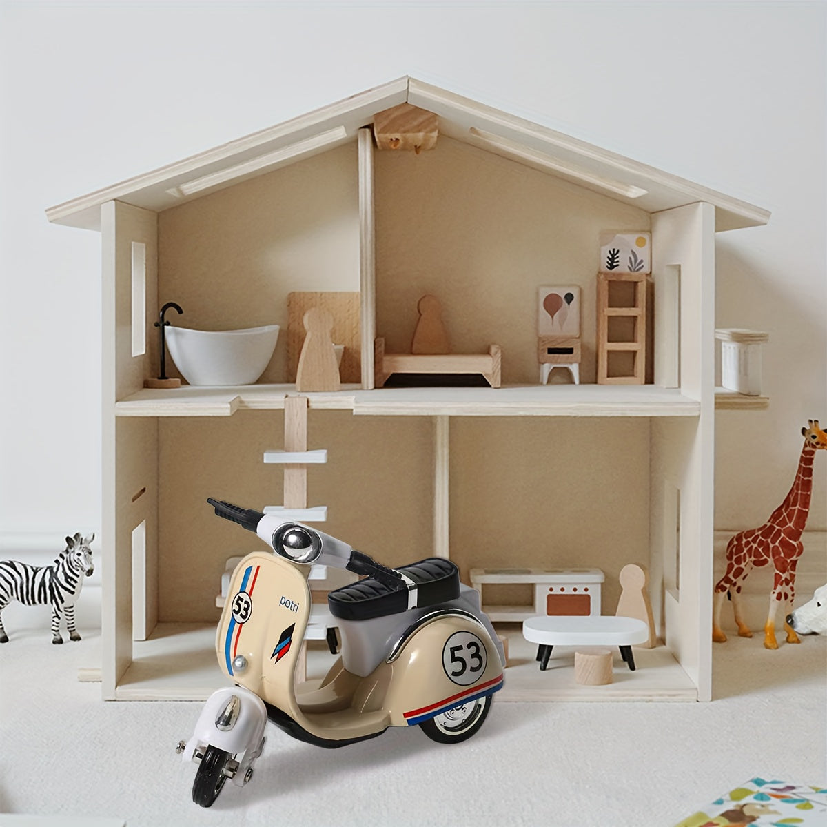 Motorcycle Shaped Desktop Decor Resin Home Decoration