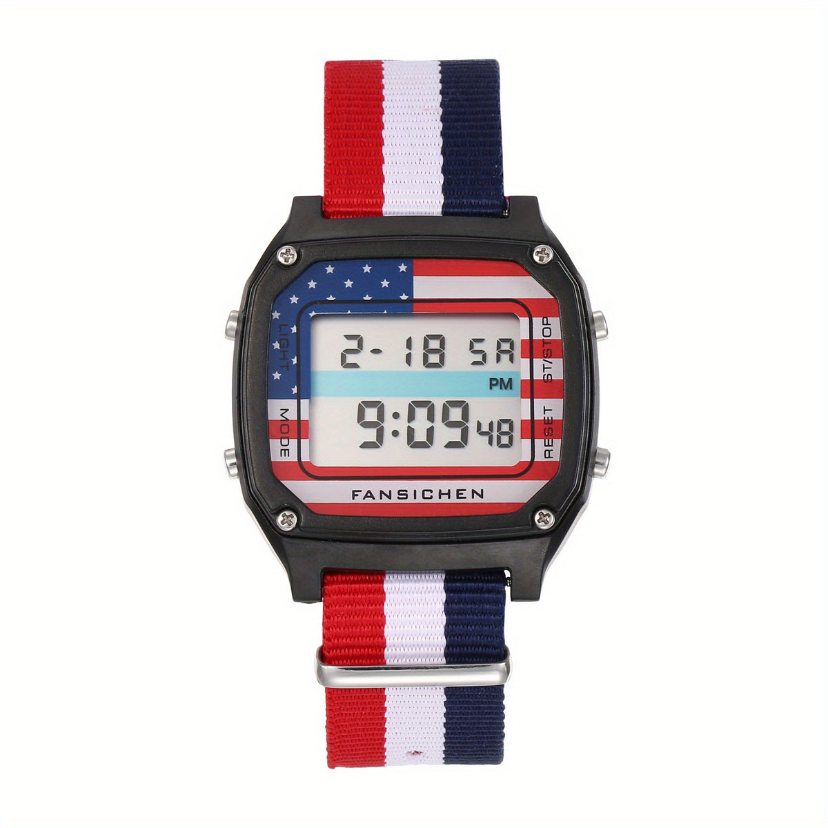 Electronic Watch With Time Calendar Alarm Stopwatch Wrist Watch