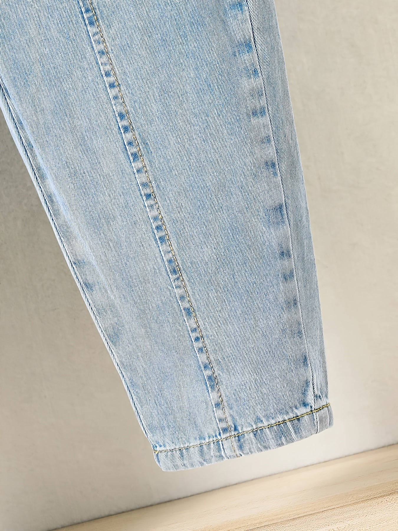 Girls' Casual Jeans with Pleated Details