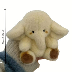 Cream Elephant Stuffed Toy Pendant for Valentine's/Birthday