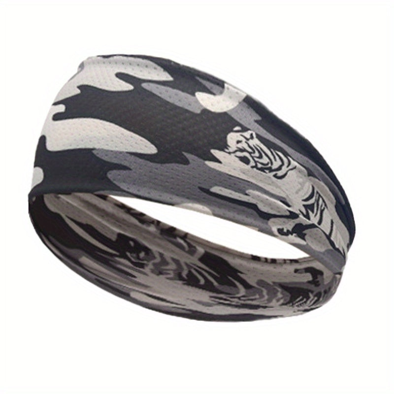 Men's Camouflage Ice Silk Headband for Sports