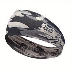 Men's Camouflage Ice Silk Headband for Sports