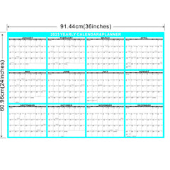 Reversible Adhesive Wall Calendar 24x36in