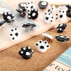 20pcs Animal Paw Push Pins for Cork Board, School Supplies & Office Decoration