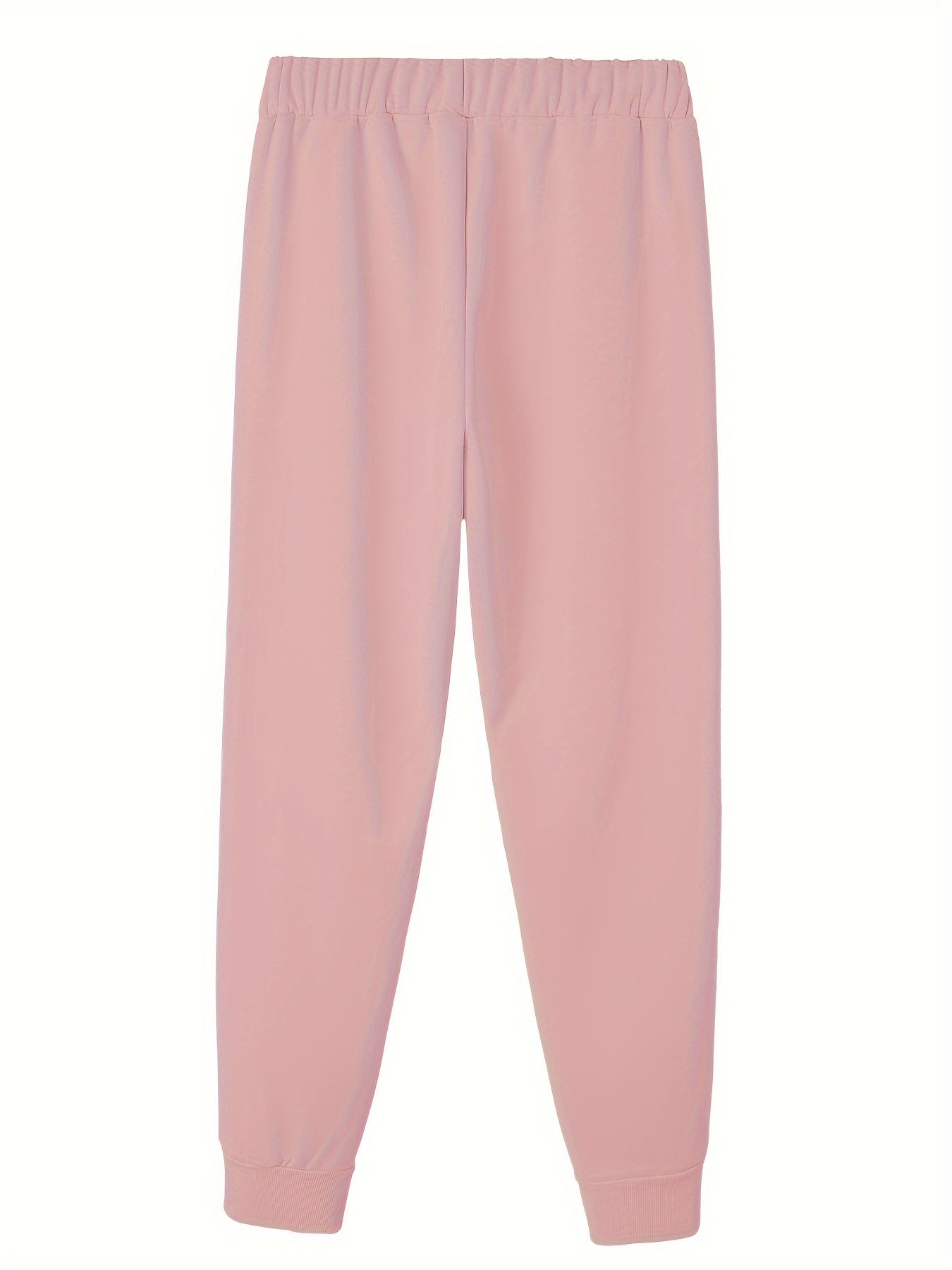 Women's Plus Size Leopard Letter Print Joggers