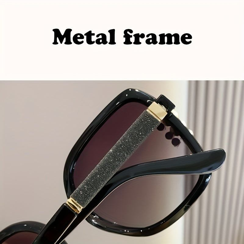 Geometric Frame Polarized Sunglasses for Stylish Look