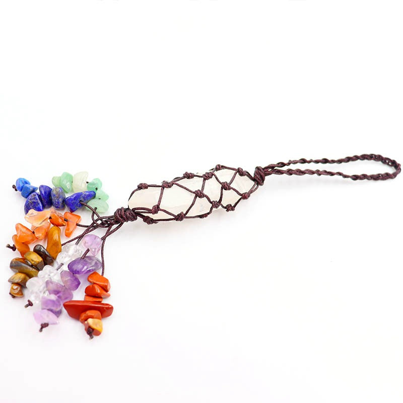 Crystal Car Hanging 7 Chakra Stones Ornament